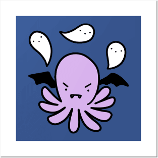 Spooky Octopus Posters and Art